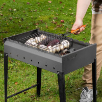 Решетка-гриль PALISAD Camping 250x310x65мм, объемная, антипригарное покрытие 69552