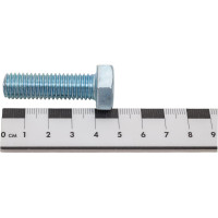 Болт с ш\г Качественный КРЕПЕЖ полная резьба DIN 933 558 12x40 15 шт 0500841 КЧ