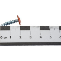 Прессшайба Качественный КРЕПЕЖ 4.2х19 мм, коричневая медь RAL 8004, острая, 250 шт 0300225 КЧ