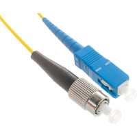 Переходной волоконно-оптический шнур NIKOMAX желтый, 3м NMF-PC1S2C2-SCU-FCU-003