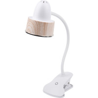 Настольный светильник-прищепка Uniel TLD-557 Brown/LED/350Lm/5500K/Dimmer, 5W. UL-00004138