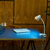 Настольный светильник-прищепка Uniel TLD-557 Brown/LED/350Lm/5500K/Dimmer, 5W. UL-00004138