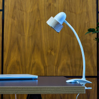 Настольный светильник-прищепка Uniel TLD-557 Brown/LED/350Lm/5500K/Dimmer, 5W. UL-00004138