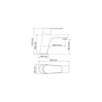 Смеситель для умывальника WasserKRAFT Dill 6103