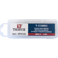 Набор метчиков T-COMBO М6х1.0, HSS-G, 2 шт. Thorvik MT61S2 52814