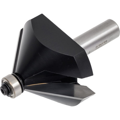 Фреза фасочная с подшипником угол=45°, 57.2х80 мм, S=12 мм WOODWORK 936.5745.12