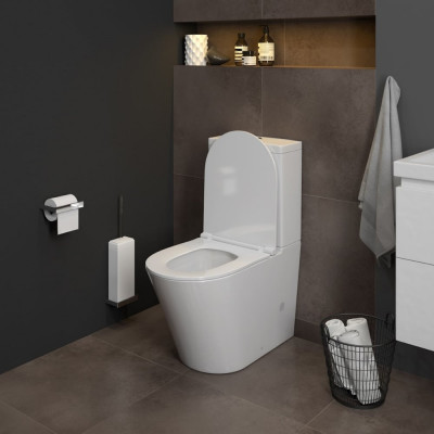 Напольный унитаз Teymi Solli безободковый, сиденье микролифт T40203 ЦБ-00264841