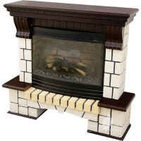 Каминокомплект InterFlame Экстер Панорамик25-30 25-30 темный дуб