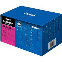 Светодиодная бахрома Uniel ULD-B3010-200/TBK WHITE IP67 с эффектом мерцания, 3м UL-00003935