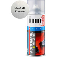 Эмаль автомобильная ремонтная металлизированная Кристалл 281 KUDO KU-41281