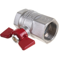 Шаровый кран IVANCI Superior ручка-бабочка, внутренняя-внутренняя резьба 1" IVC.100217.N.05