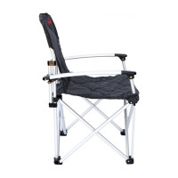 Раскладное кресло Tramp с жесткими подлокотниками, алюминий TRF-004