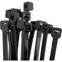 Кабельные стяжки (хомуты) Airline 3.6х200 мм пластиковые черные 100 шт ACT-N-22