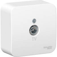 ТВ коннектор Systeme Electric BLANCA, О/У, белый BLNTA000011
