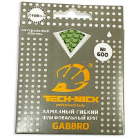 Круг алмазный гибкий шлифовальный АГШК GABBRO (100x2.5 мм; Р600) TECH-NICK 128.120.7337