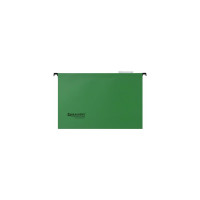 Подвесные папки BRAUBERG Foolscap А4, 406x245 мм, до 80 листов, КОМПЛЕКТ 10 шт., зеленые 231795