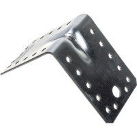 Крепежный особопрочный уголок с ребром VORMANN 90х90х65х2,5 мм, оцинкованный 70 932 000