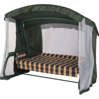 Садовые качели Удачная Мебель Мерида Премиум цвет зеленые A56G.334