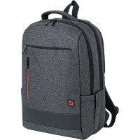 Рюкзак BRAUBERG URBAN Houston с отделением для ноутбука, темно-серый, 45х31х15 см 229895