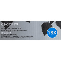 Лазерный картридж CS-CF218XL cf218x черный, 6000 страниц, для hp lj pro m104a/m104w/ mfp m132snw/ Cactus 1083702