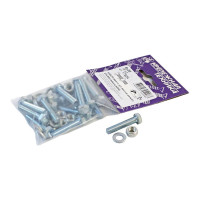 Болт с ш/г крепежная техника набор, полная резьба, din 933, 6x30, 15 шт. 17834