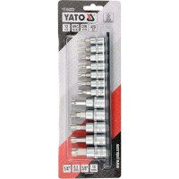 Набор головок со вставками TORX-SECURITY 12 шт. YATO YT-04332
