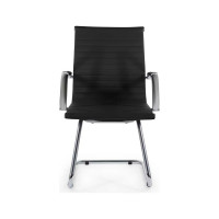 Кресло UTFC СН-300 Кайман Н/п хром S-0401 черное КайманНп32