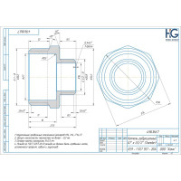 Ниппель Brassco редукционный G1 х G1/2 Standart 4961667