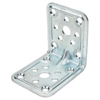 Усиленный крепёжный уголок Дверной Страж 62x62x50, цинк ДС42233