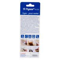 Маркер краска для плиточных швов Flysea Grout Marker 2-4 мм, 3 запасных наконечника, коричневый FS-53BROWN