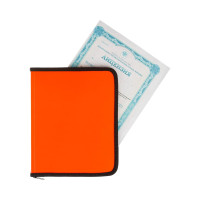 Папка-конверт Attache Neon на молнии A4 оранжевая 700 мкм 1547507