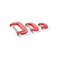 Набор слесарных G-образных струбцин CNIC LTG7000 1", 2", 3", облегченные, 3 шт. 60027