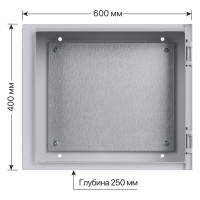Щит с монтажной панелью TDM щмп-4.6.2-0 (400x600x250) ip54 народный эконом SQ0905-3410