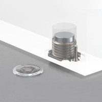 Упор дверной скрытый STELS TR прозрачный Armadillo 45893