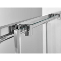 Душевая дверь VINCEA Alpha 1700, хром, стекло прозрачное VDS-3AL2180CL