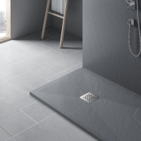 Поддон для душа VINCEA из искусственного камня, 1200x900x25, серый VST-4SR9012G