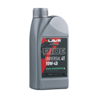 Моторное масло MOTO RIDE UNIVERSAL 4T 10W40 SM, 1 л LAVR Ln7745
