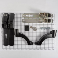 Механизм антипаник бара Doorlock PD800FR-BAR PZ72mm, черный, огнестойкий, без внешней ручки 75421