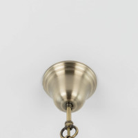 Подвесная люстра Citilux Базель с бордовым абажуром CL407133