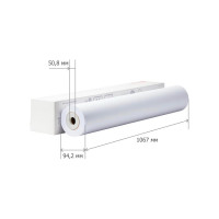 Бумага широкоформатная InkJet Комус 80г 1067ммх45м 50,8мм 375762