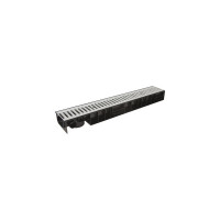 Лоток Ecoteck STANDART 100.95 h99 с решеткой стальной, кл. А15 46617