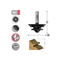 Фреза для углового соединения 44.5х21х53 мм, S=8 мм WOODWORK 955.4421.08
