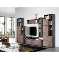 Стеллаж Мебельград Глазго гостиная, металл бруклин 56033_1