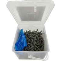 Саморезы с антикоррозийным покрытием для скрытого монтажа террас и фасадов Camo Hidden Wood Screws C4 48 mm, 350 шт. 48350C4