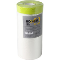 Маскирующая пленка BOOMER hdpe с клейкой лентой, 1.1x33 м, термостойкость до +100с 80110