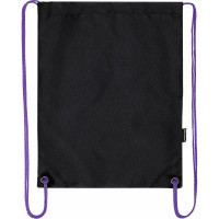 Мешок для обуви BRAUBERG плотный, карман на молнии, подкладка, 43x33 см, neon purple 271626