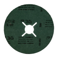 Фибровый шлифовальный круг CR5229 125x22 мм, керамика, Р36, 10 шт Interflex 3024362501-10