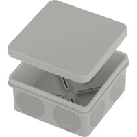 Распаячная коробка ЭРА KOR100100509g2MP двухкомпонентная, безгалогенная, атмосферостойкая, 100x100x50мм Б0060291