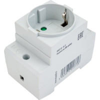 Розетка на DIN-рейку ЭРА PRO MRD1016E 16А, с заземлением Б0057482