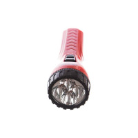 Аккумуляторный светодиодный фонарь Smartbuy 4 LED с прямой зарядкой, красный SBF-93-R